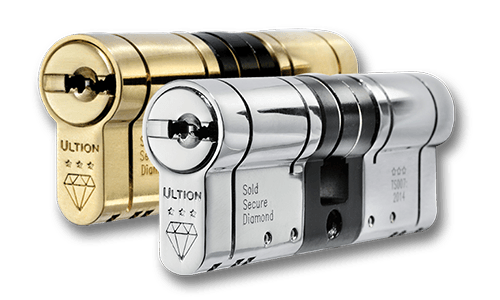 Alternative view of Ultion 3* Cylinder – Keyed to code Stating with a U